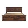 PRASHIV Sheesham Wood King Size Bed Box Storage Storage Provincial Teak Finish (72 x 78 inches)