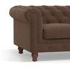 Winchester Essential 2 Seater Fabric Sofa in Daschund Brown Colour