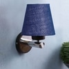 Devansh Metal Electric Wall Light in Blue Colour with Blue Shade Count of 1 Light
