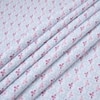 Aya White & Blue Floral Cotton Dohar Single Bed Reversible 300 Gsm Size 240 X 160 Cms