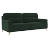 Niwara Velvet 3 Seater  sofa in Green Color