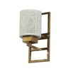 Eliante Modern Wall Lights Mild Steel & Glass Material Antique Gold & White Finish