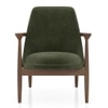 Dakota Lounge Chair In Stria Olive