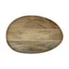 Metalsmith Wooden Oval Serving Platter Natural Finish for Dining and Serving