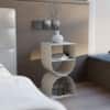 Nextstep D End Table White