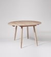Rond Way Solid Wood Dining Table In Natural Finish