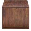 Jasol Solid Sheesham Wood 4 Drawer With 4 Open Shelves Coffee Table  In Provincial Teak Finish