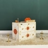D'Dass Multi Color Mdf and Sheesham Wooden Temple With Cabinet For Pooja