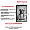 The Castle Decor Funny Elephant Reading Newspaper Toilet Wall Art 8x12 Inch