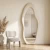 The Artment Beige Fluid Reflection Unbreakable Floor Mirror For Home (160 X 60 CM)