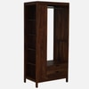 Sheesham Wood Open Wardrobe In Provincial Teak Finish