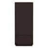 Zephyr Solid Wood 2 Door Wardrobe in Mahogany Finish