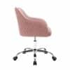 Doe Buck Leisel Modern Pink Velvet Office Chair
