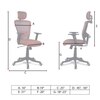 Dreaceo High Back Ergonomic Chair in Orange Colour