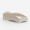 Loopy Loop Toddler Bed in Oak and White Stripes