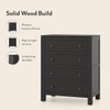 Walter Solid Wood Chest of Drawers in Mango Mahogany Finish