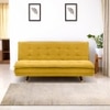 Hudson 3 Seater Sofa Cum Bed In Yellow Colour