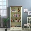 Solid Wood Book Shelf In Tulip Finish