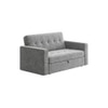 Hajel 3 Pull Out Sofa Cum Bed In Grey Colour