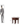 Anaisha Solid Wood Bedside Table in Teak Finish