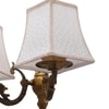 Eliante Cloth Shade Wall Lights Mild Steel & Fabric Material Antique & Cream Finish