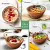 Elysian Tropical Mango Wood Bowl Set Of 2