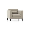 Lewis 1 Seater Fabric Sofa In Oyster Beige Colour