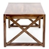Hudson Sheesham Wood Coffee Table In Teak Finish