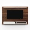 Bluewud Lami Engineered Wood Tvcabinet In Brown Maple & White Finish