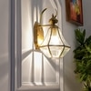 Giovanny Classic Brass and Glass Wall Light