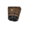 VegTrug Wooden Barrel Planters 37cm Burnt Oak