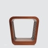 Roset Series Bedside Table in Walnut Finish