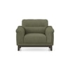 Colby 1 Seater Fabric Sofa In Forest Green Colour