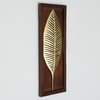 W-Kayla Abstract Metal Wall Decor in Gold Set of 1