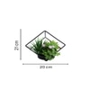 Artificial Succulent Indoor Plant With A Metal Stand