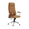 Ettorez Lexus Hb Ultra Premium Leatherette Office Chair In Tan Color