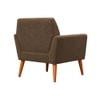Thomas Boucle Fabric Arm Chair in Brown Colour