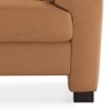 Farina 3 Seater Half Leather Sofa in Mustard Colour