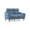 Ronan 2 Seater Fabric Sofa in Denim Blue Colour