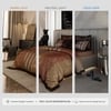 Stoa Paris King Size Enriched Cotton Comforter, 300TC Aesthetic AC Comforter , 300TC Golden Savannah