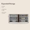 Alex 18 Pair Shoe Rack in Classic Walnut Finish