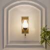Richmond Brass and Glass Wall Light