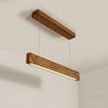 Slimline 24 Brown Wooden LED Hanging Lamp