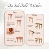 Cosmo Aluminium Side Table in Brown Colour