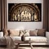 The Castle Decor Warli Art Wall Painting Wooden Framed 27x48 Inch (Style 1)