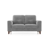 Verona Essential 2 Seater Fabric Sofa In Granite Weave Colour