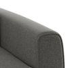 Luna 3 Seater Fabric Sofa (Slate Grey)