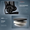 Kepler Brooks Vogue Pro Premium Office Chair in Black Colour
