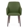Owen Lounge Chair in Olive Leatherette Colour