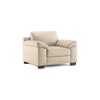 Esquel Essential 1 Seater Fabric Sofa in Pearl Colour